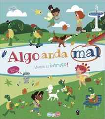 Portada del libro ALGO ANDA MAL - PASATIEMPOS - Compralo en ByAnaCeci.com