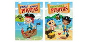 Portada del libro LIBRO PARA COLOREAR: AMIGOS PIRATAS, AVENTURAS DE PIRATAS - Compralo en ByAnaCeci.com
