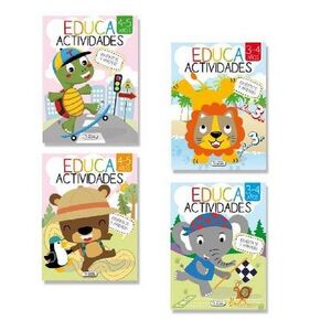 Portada del libro EDUCA ACTIVIDADES 4 DISEÑOS BADAR4304 - Compralo en ByAnaCeci.com