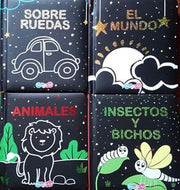 Portada del libro BRILLO Y CONTRASTE (INSECTOS-ANIMALES-MUNCO-SOBRE RUEDAS) BBOBI2971 - Compralo en ByAnaCeci.com