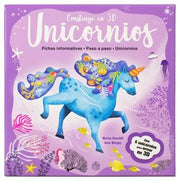 Portada del libro ACTIVIDADES PARA CONSTRUIR UNICORNIOS EN 3D - Compralo en ByAnaCeci.com