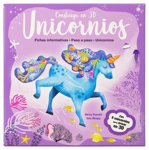Portada del libro ACTIVIDADES PARA CONSTRUIR UNICORNIOS EN 3D - Compralo en ByAnaCeci.com