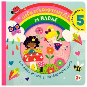 Portada del libro LIBRO DE ROMPECABEZAS DE HADAS - Compralo en ByAnaCeci.com