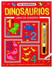Portada del libro DINOSAURIOS. LIBRO INTERACTIVO VÍIA NUMERICA - Compralo en ByAnaCeci.com