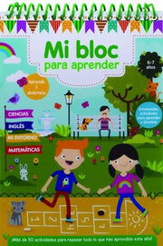 Portada del libro MI BLOC PARA APRENDER: 6-7 AÑOS - Compralo en ByAnaCeci.com