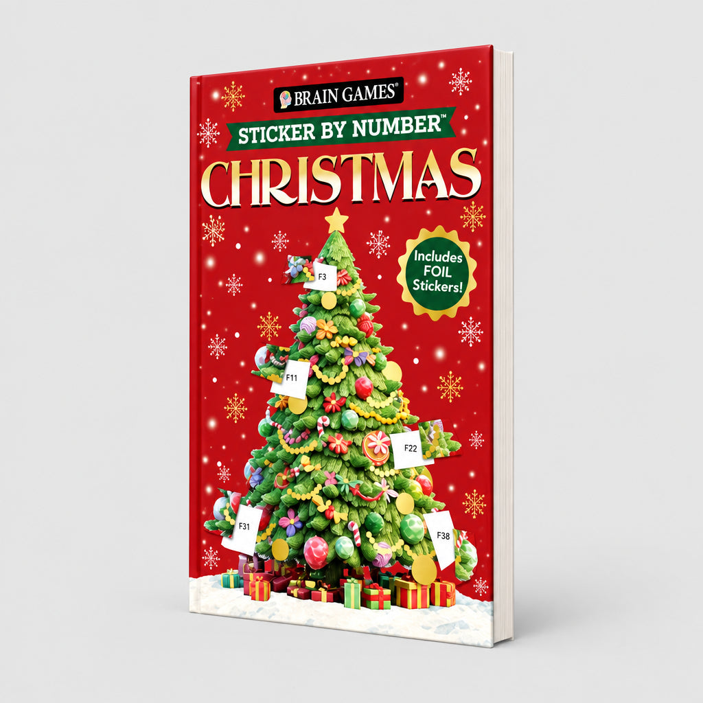 Brain Games - Sticker by Number | Christmas