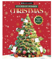Libro de stickers | Christmas | Brain games