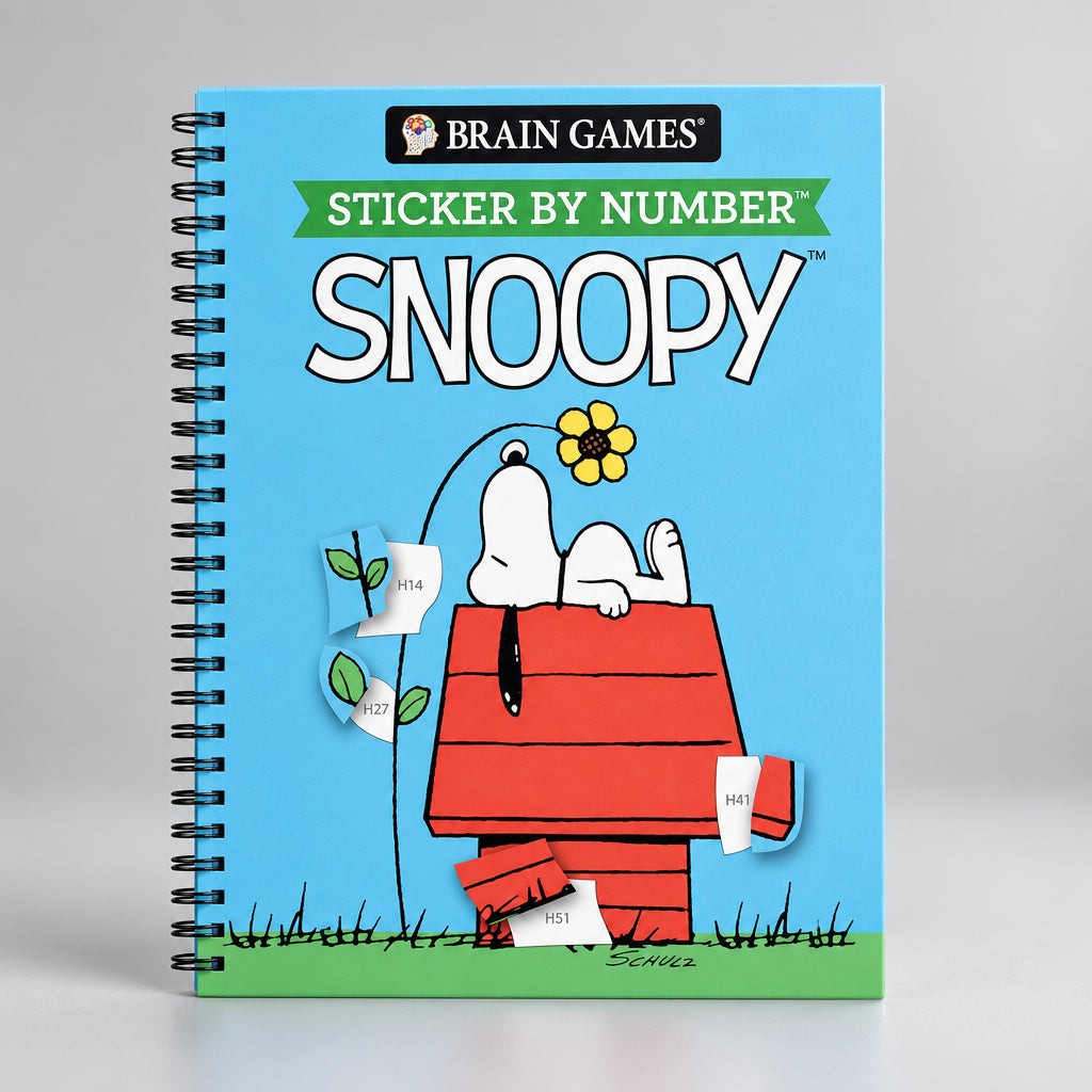 Libro de stickers | Snoopy | Brain Games