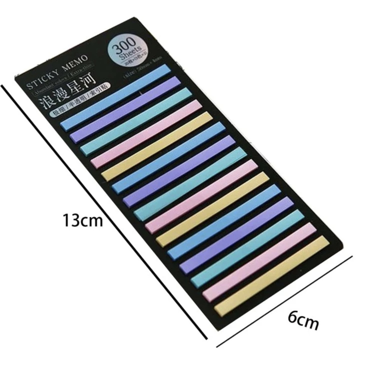 Notas adhesivas delgadas