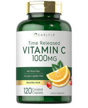 Carlyle| Vitamina C 1000mg | Con Fruto de Rosal Silvestre | 120 Capsulas