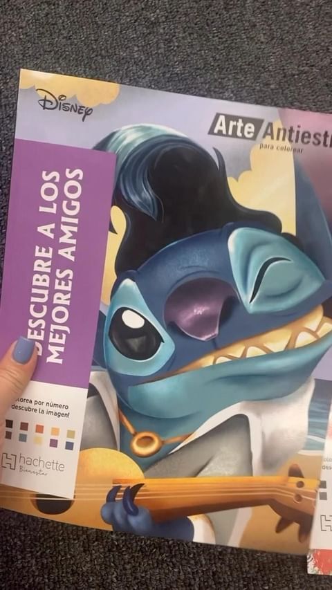 Libro de colorear Disney stitch español