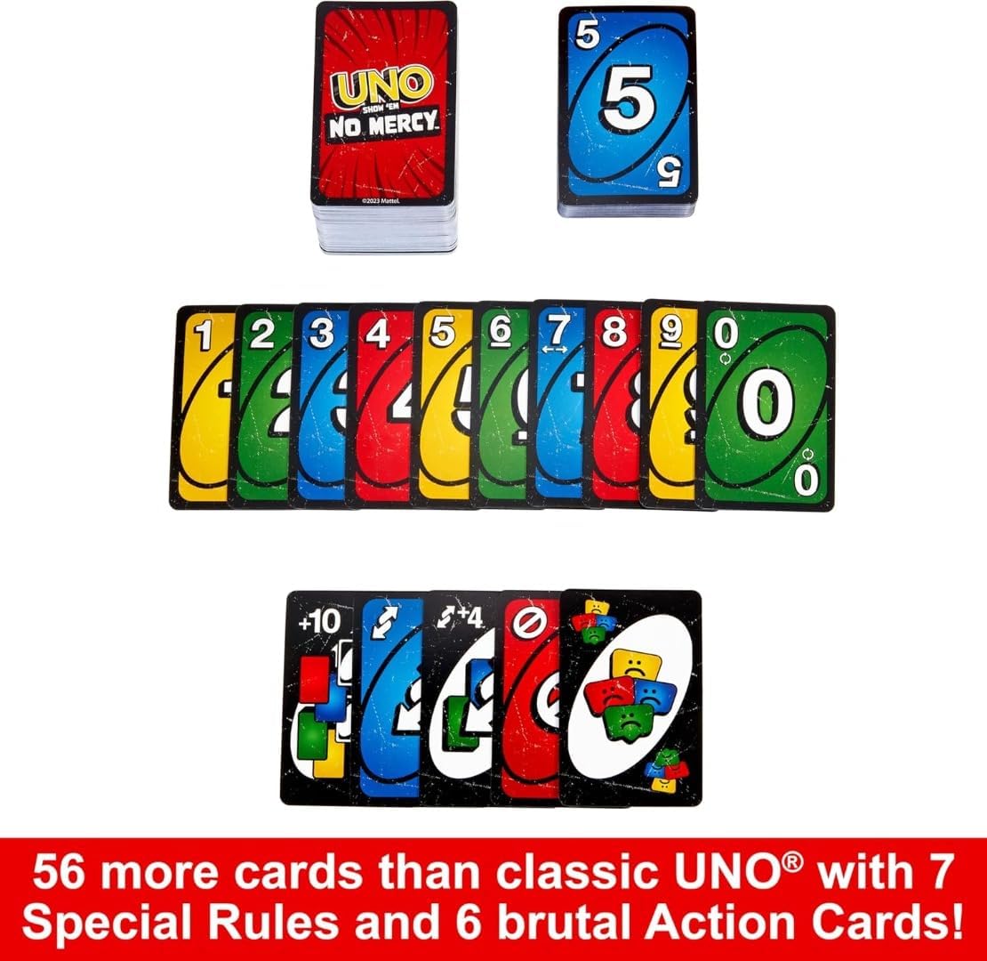 Juego Uno No mercy - Estuche en lata