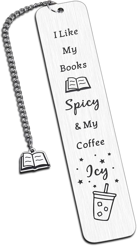 Separador metálico I books spicy & my coffe