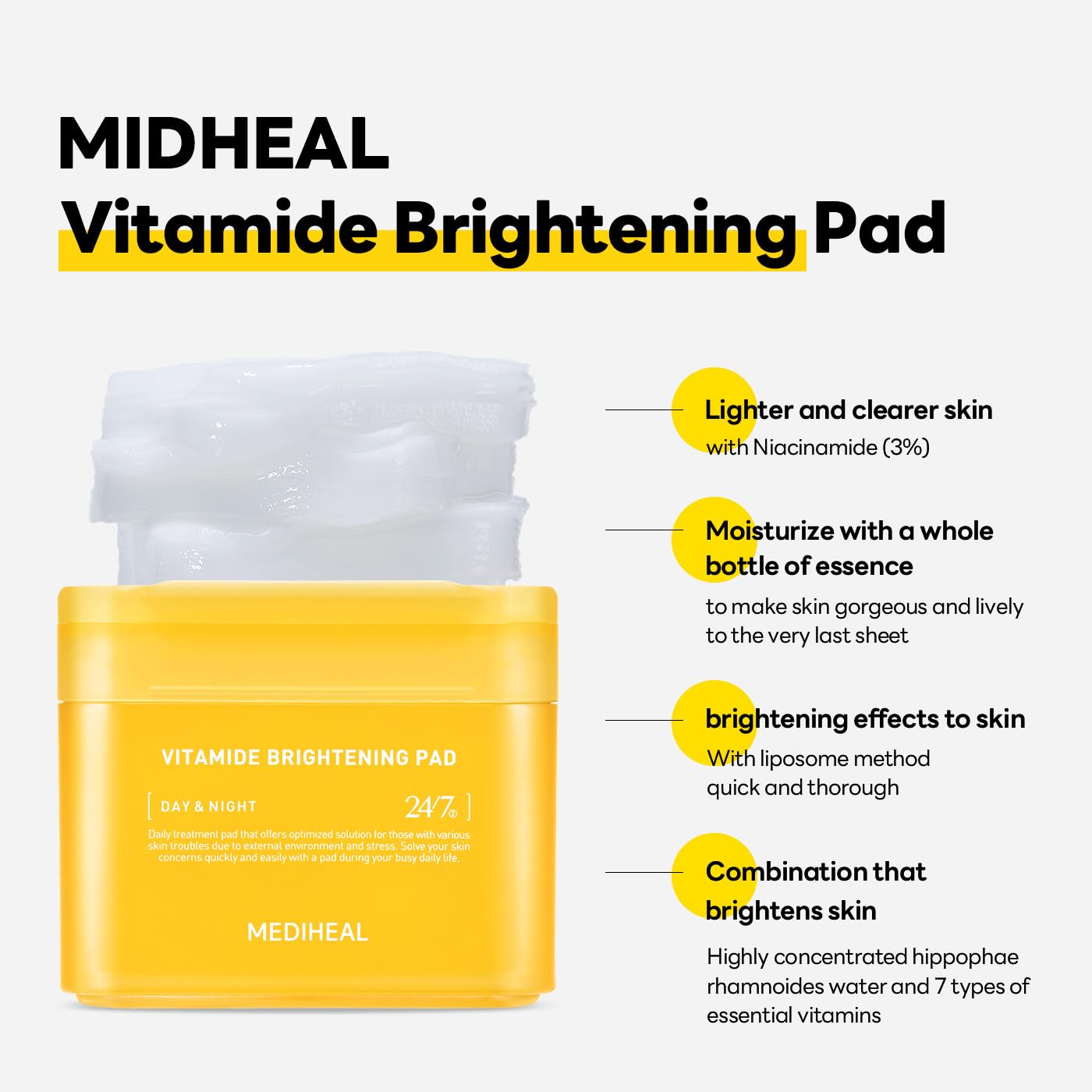 MEDIHEAL niacinamida / pads