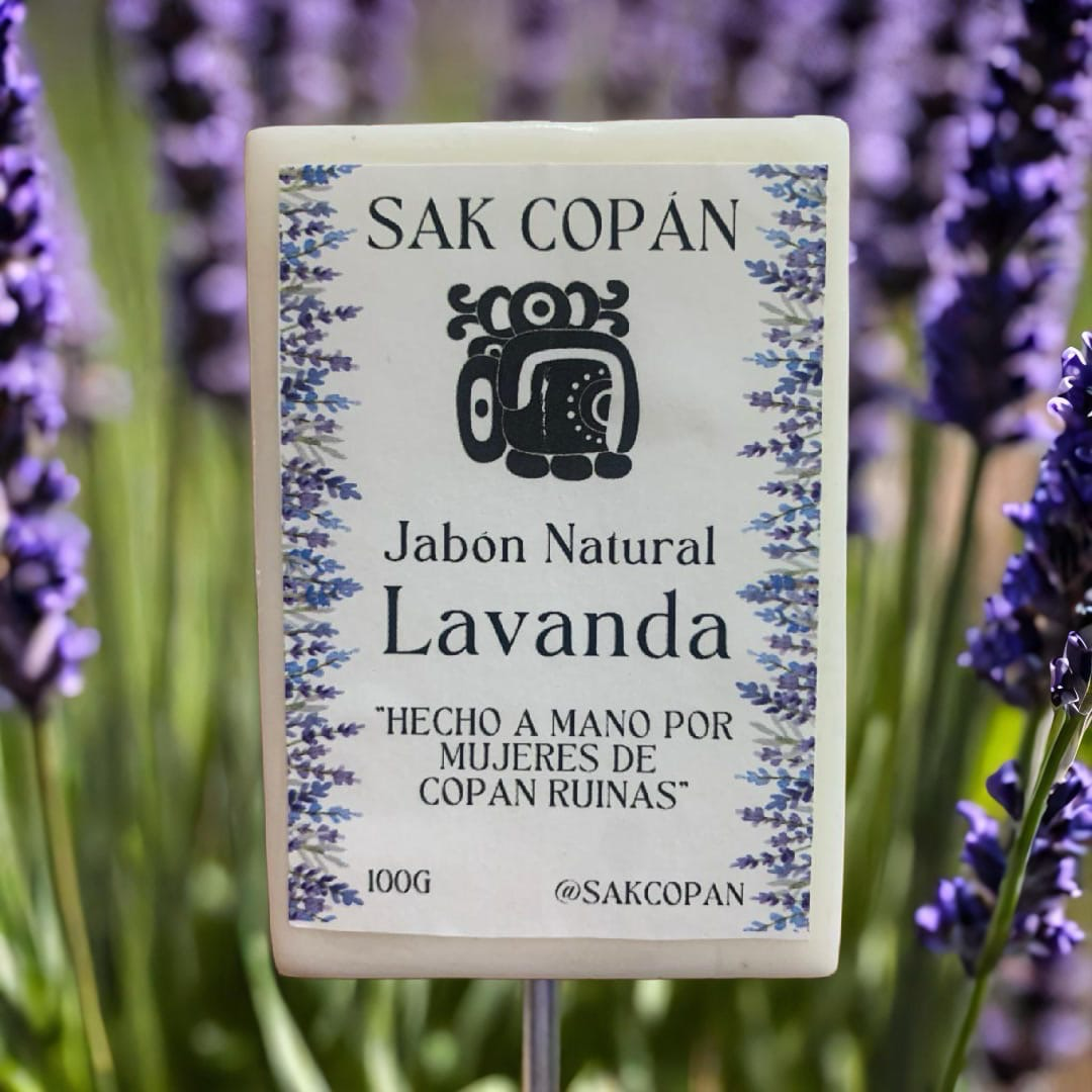 Jabon Natural de lavanda y leche de cabra
