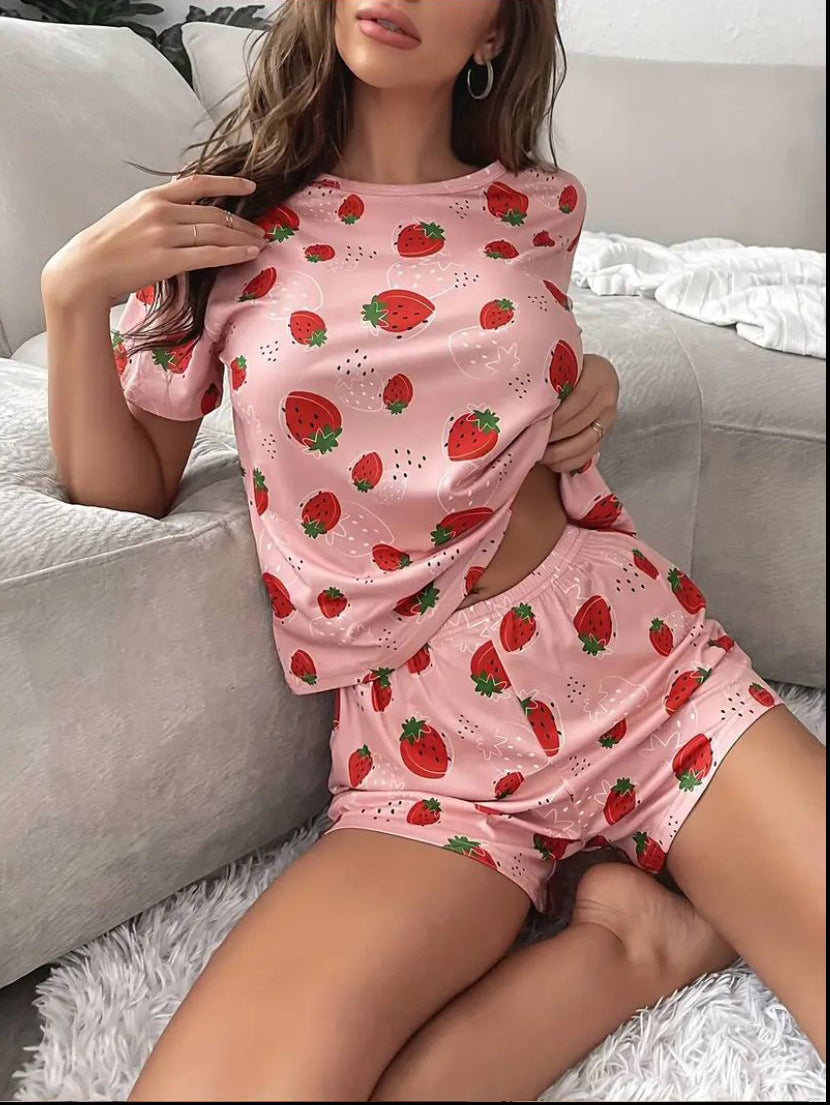 Pijama fresas