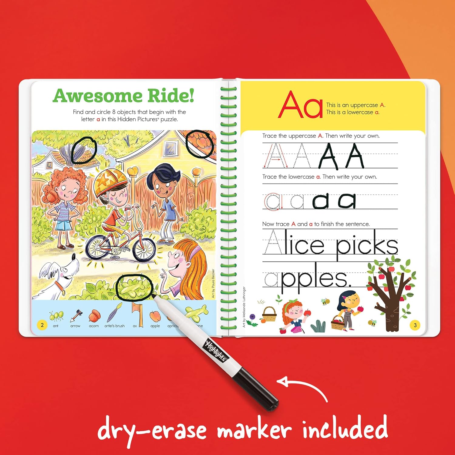 Write-On Wipe-Off Let's Write Letters | Highlights