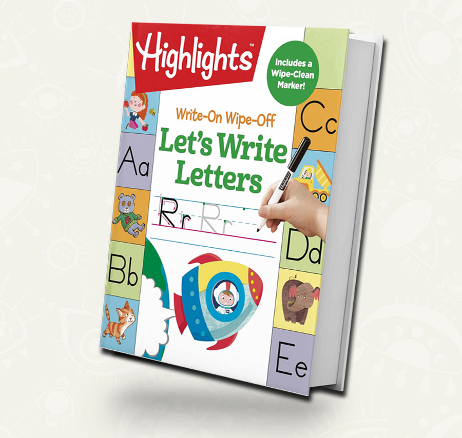 Write-On Wipe-Off Let's Write Letters | Highlights