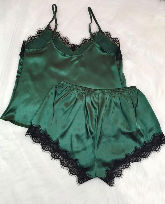 Pijama corta - verde