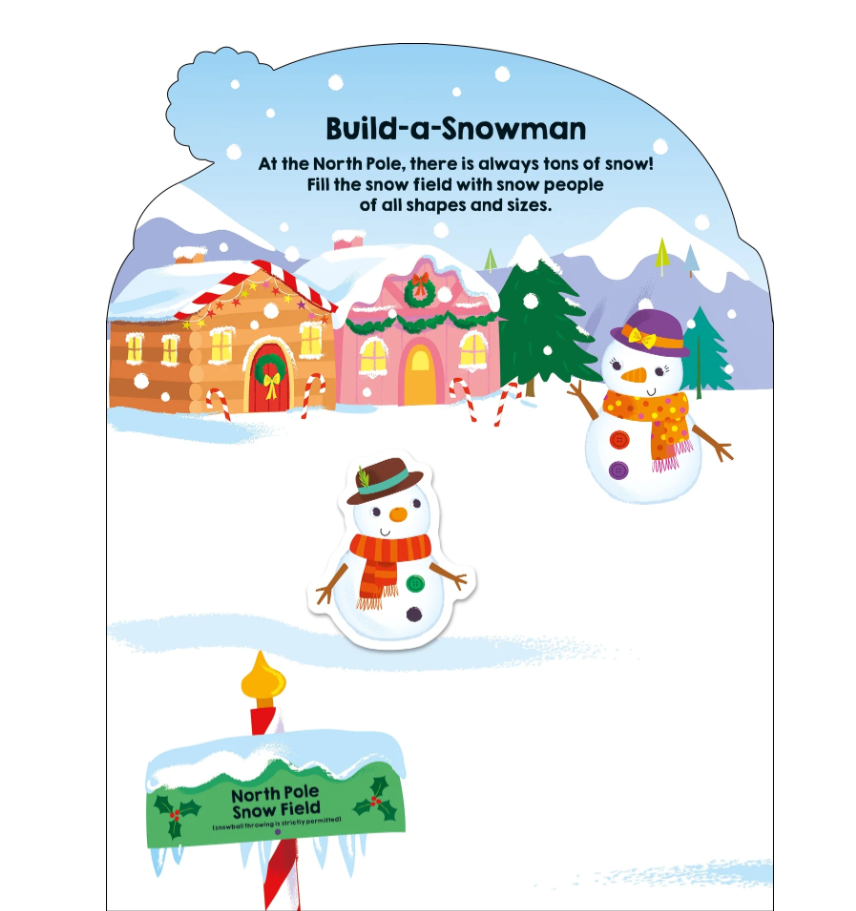 Sticker Friends: Christmas 300  Stickers Reusables