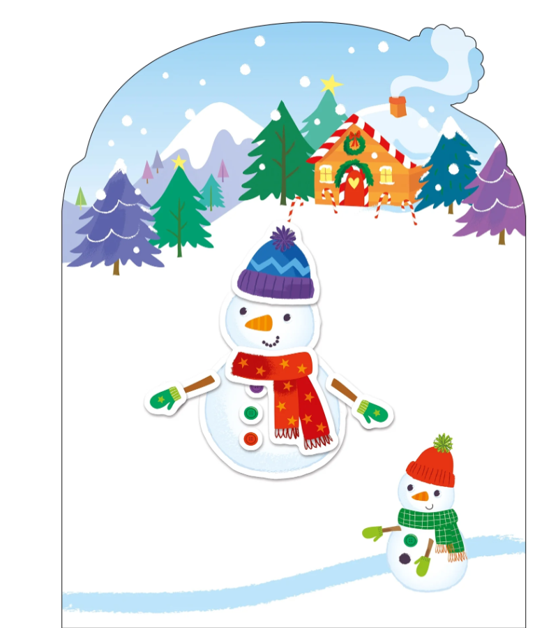 Sticker Friends: Christmas 300  Stickers Reusables
