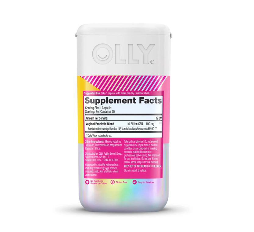 OLLY Probioticos vaginales/ Suplemento