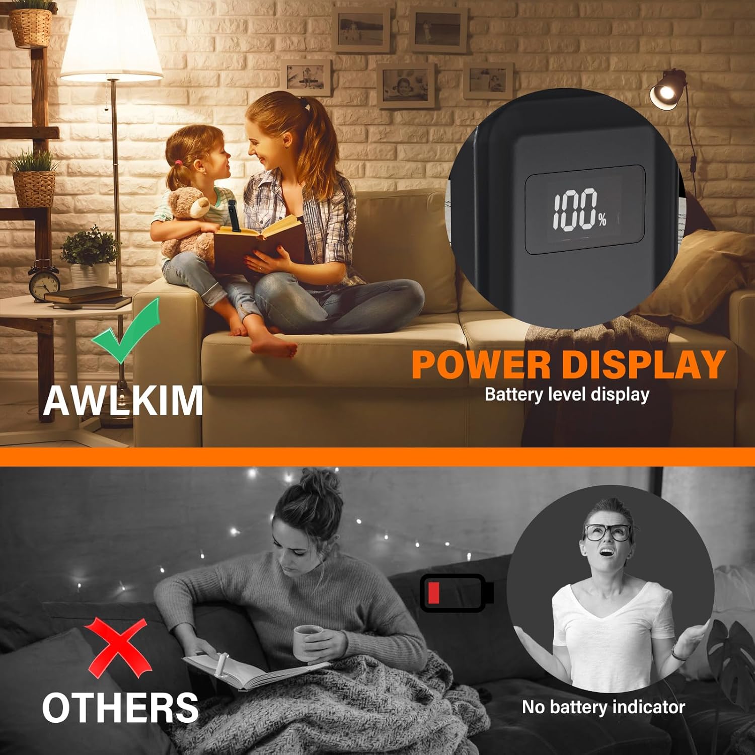 Lampara led portatil para libro