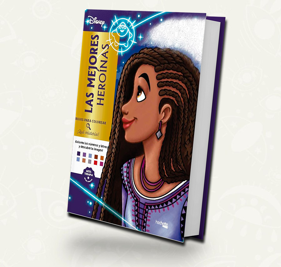 Libro de colorear heroinas Disney/ España