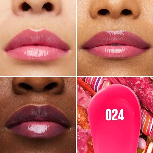 Lip Gloss con acido hialuronico - Color 24 Bubblegum | Maybelline