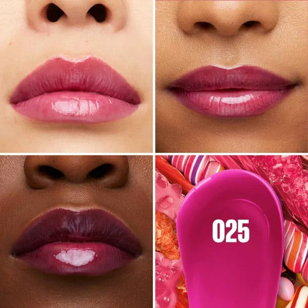 Lip Gloss con acido hialuronico - Color 25 Taffy | Maybelline