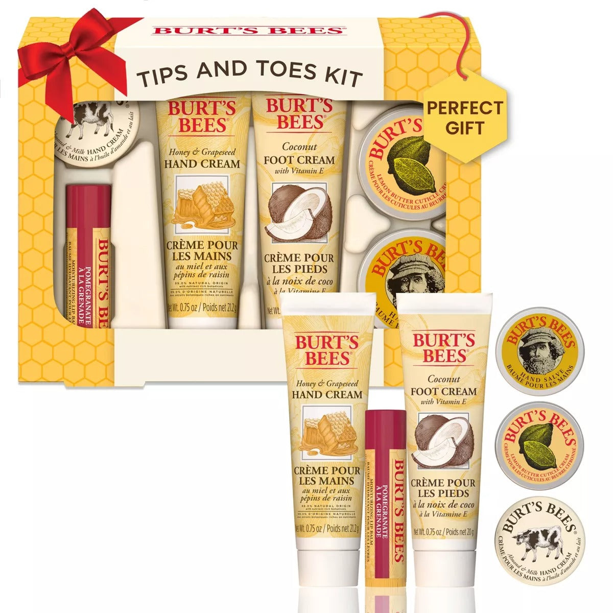 Set Burts Bees - Cuidado para Manos y Pies (6 piezas)