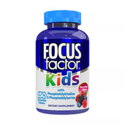 Suplemento para Niños - Salud Cerebral Focus Factor con Sabor a Frutos Rojos - 150 tabletas masticables