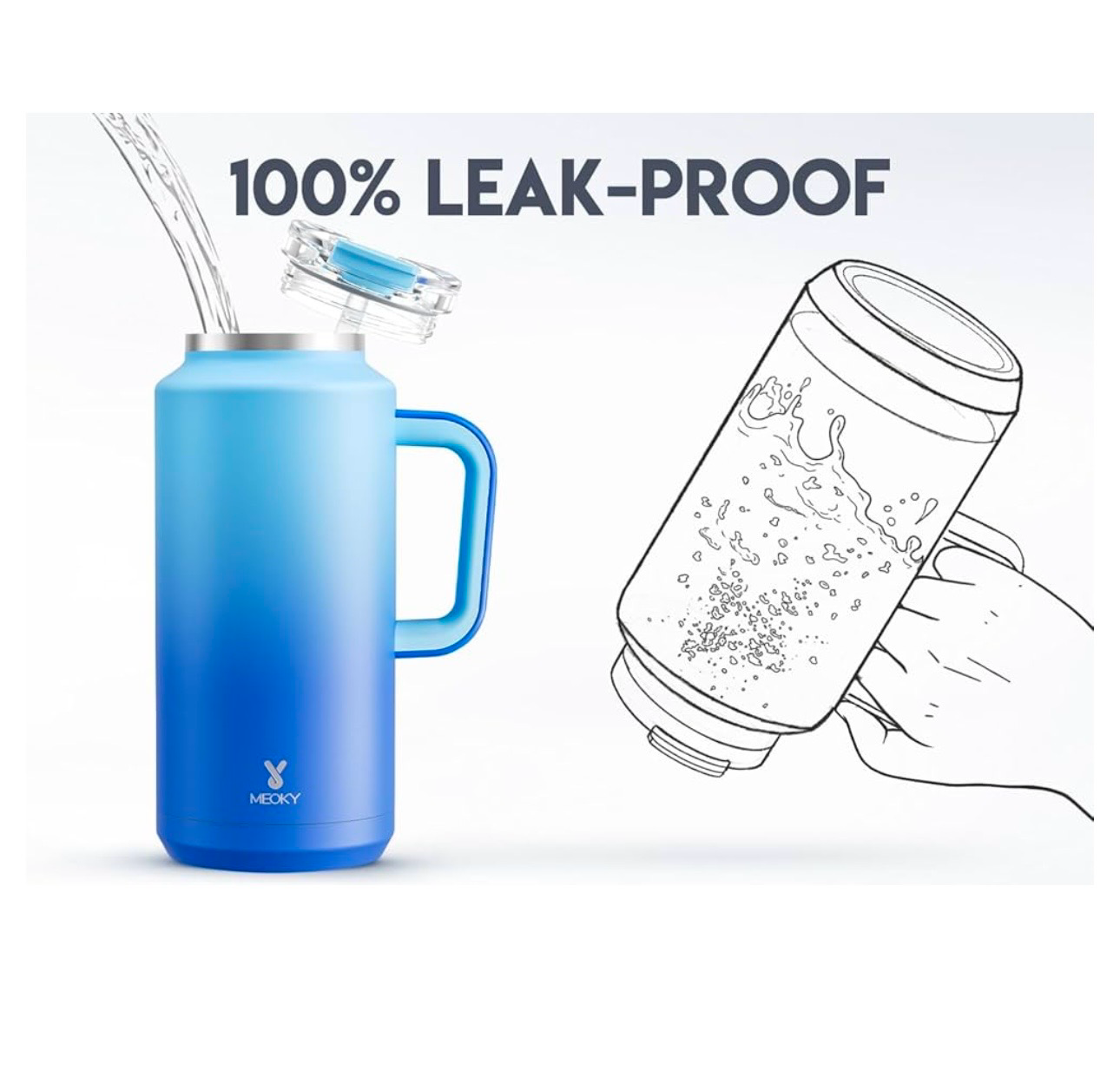 Termo de 64 onz - Azul