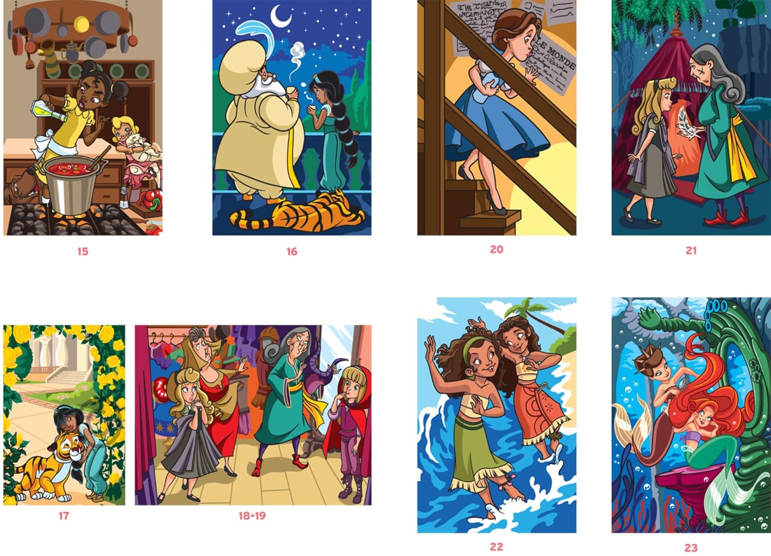 Libro de colorear pequeñas princesas/ España