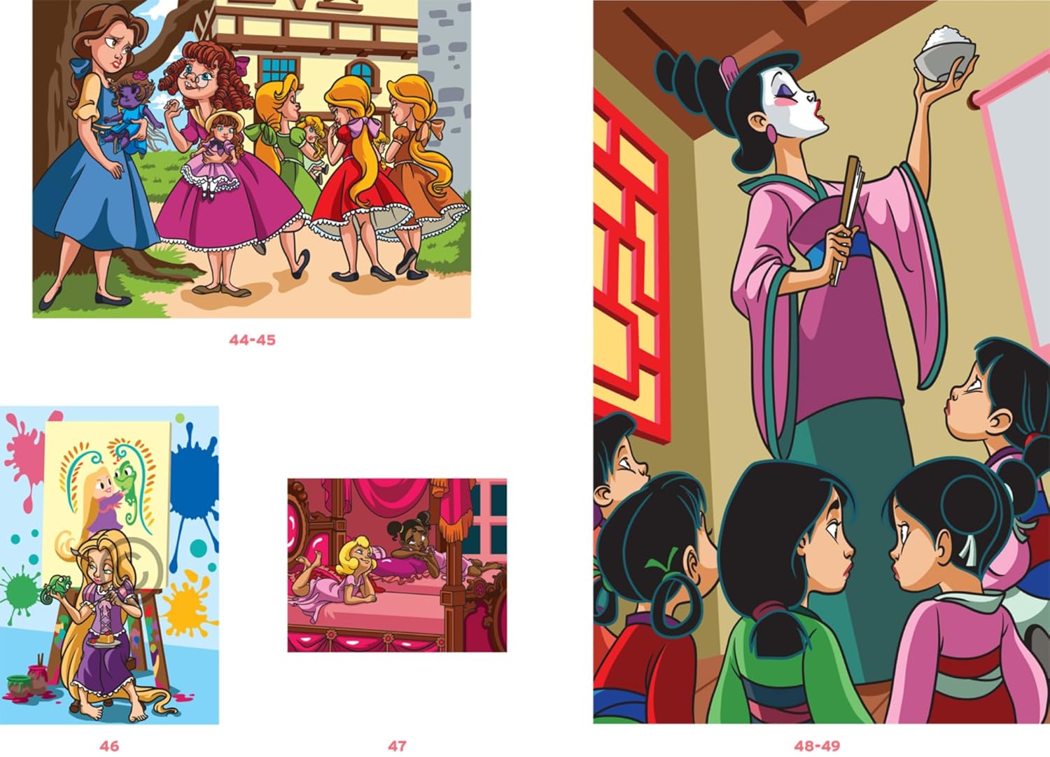 Libro de colorear pequeñas princesas/ España