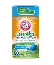 Toallas desinfectantes - Lluvia - Arm & Hammer Essentials 80 wipes