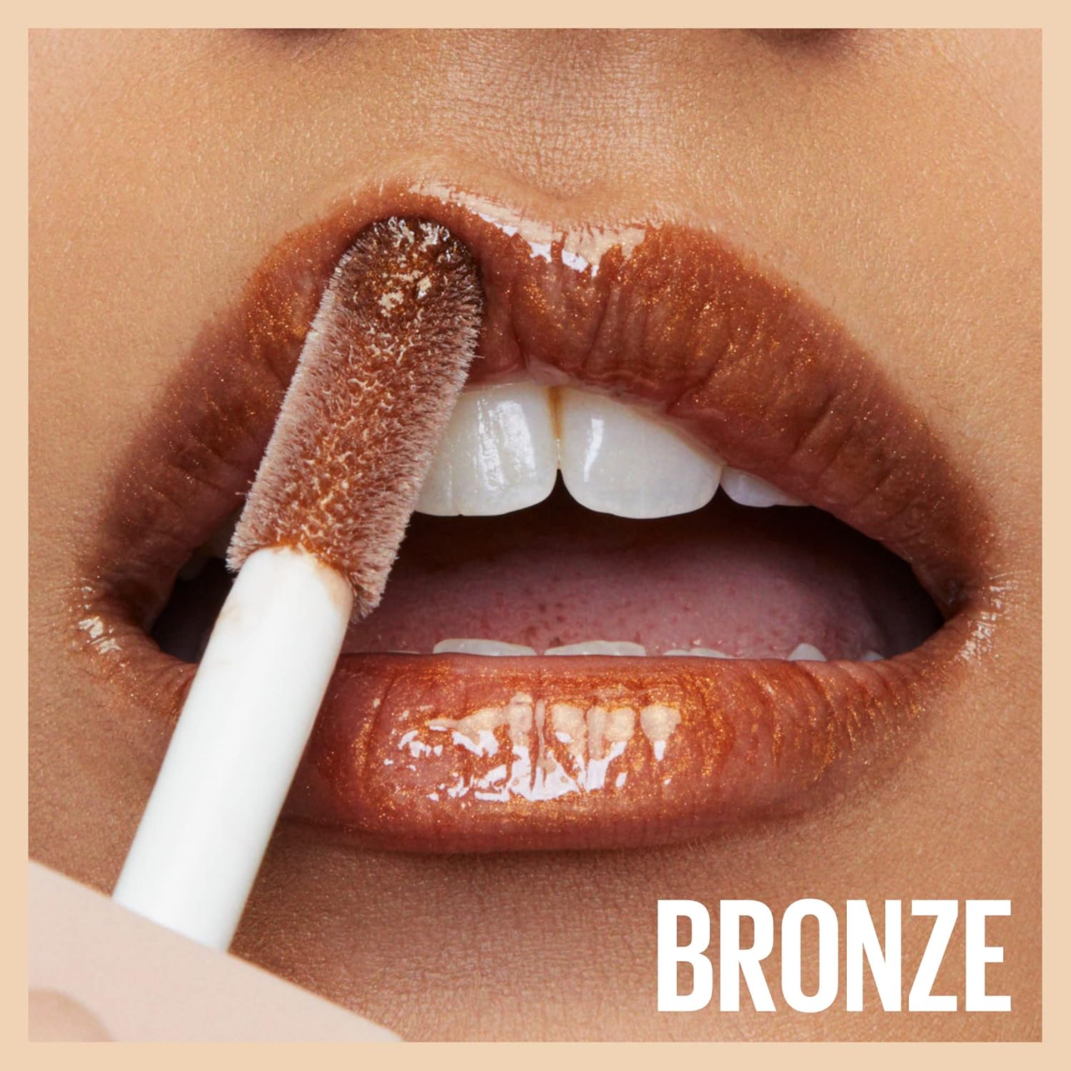 Lip Gloss brillante con acido hialuronico - color bronce 18 | Maybelline