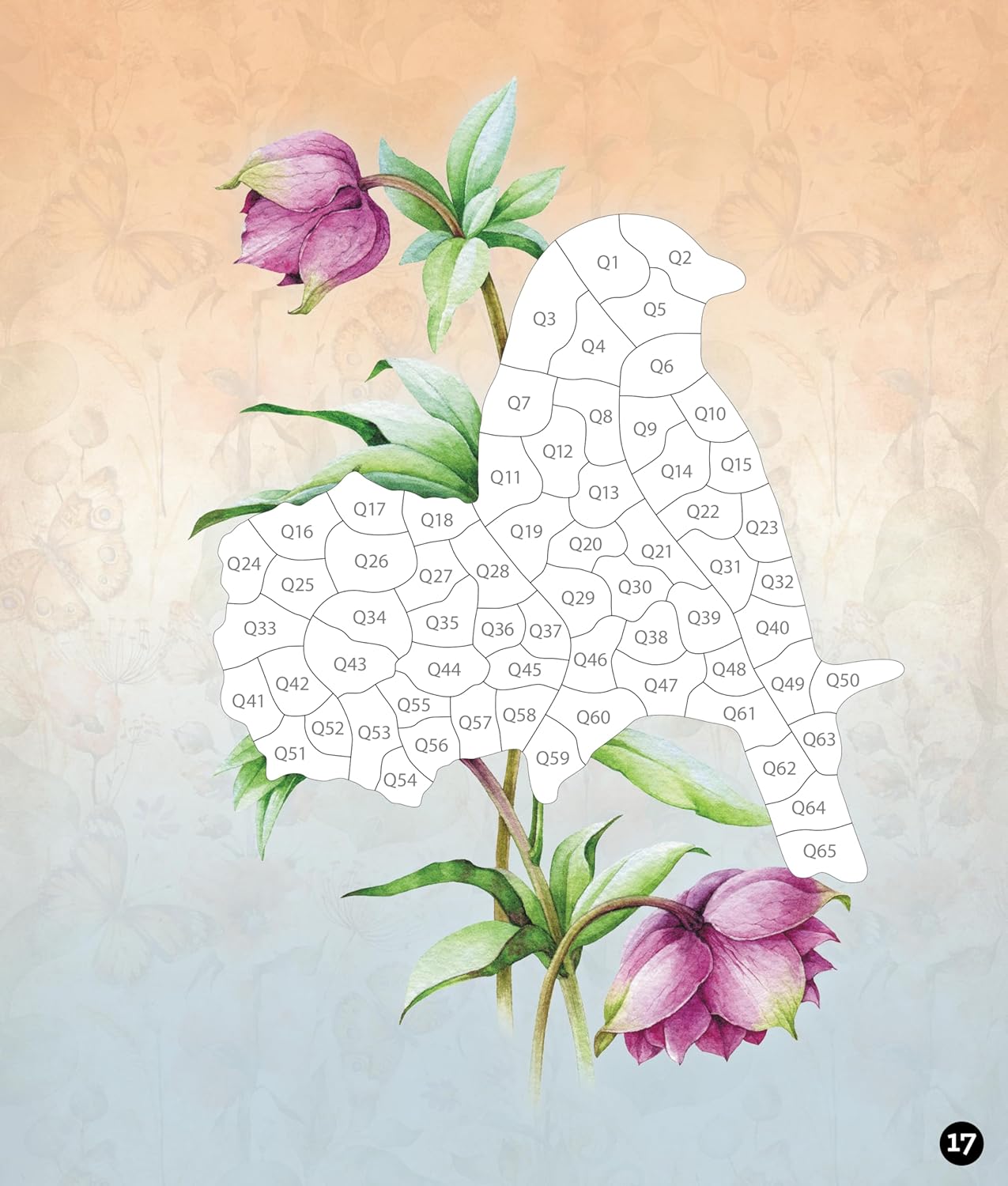 Brain Games - Sticker by Number - Vintage: Garden