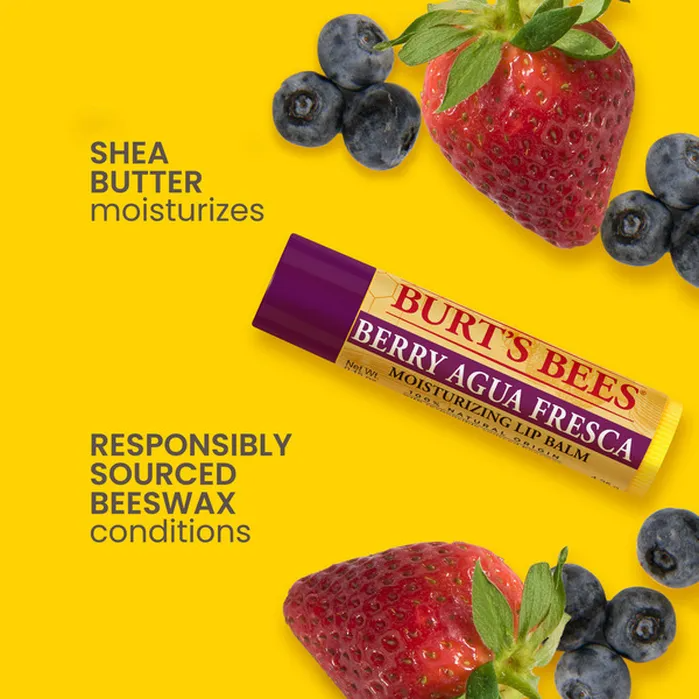 Balsamo Labial - Sabor Berry Agua Fresca - Burts Bees | top
