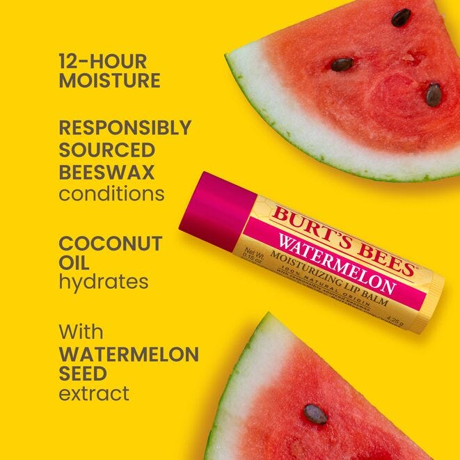 Balsamo Labial - Sabor Sandía - Burts Bees