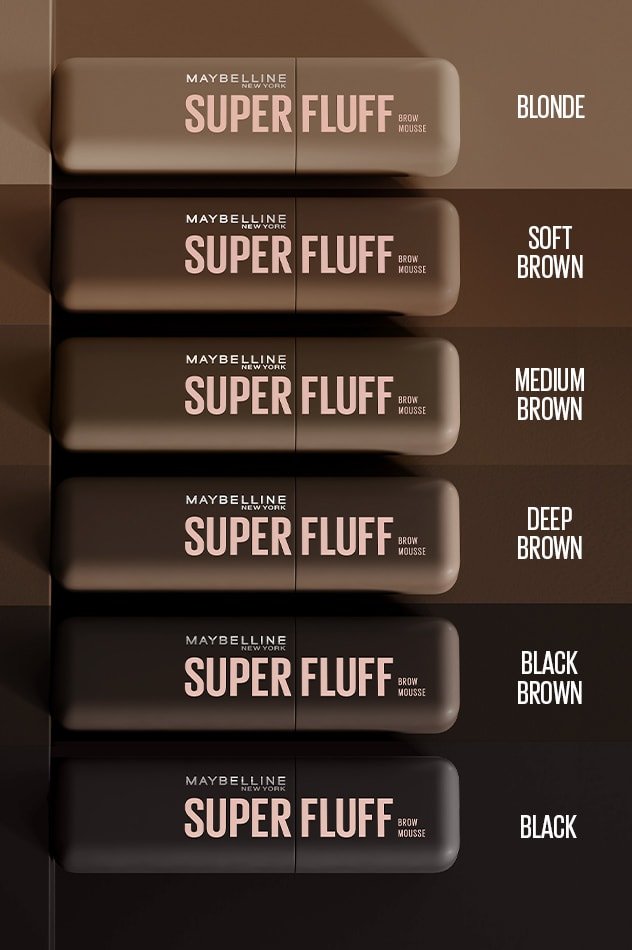 Super fluff  257 para cejas Marron Medio 003 / Maybelline