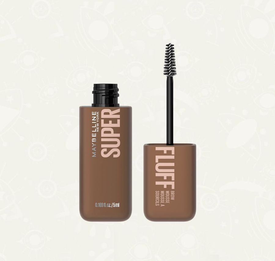 Super fluff 255 para cejas Marron suave 002 / Maybelline