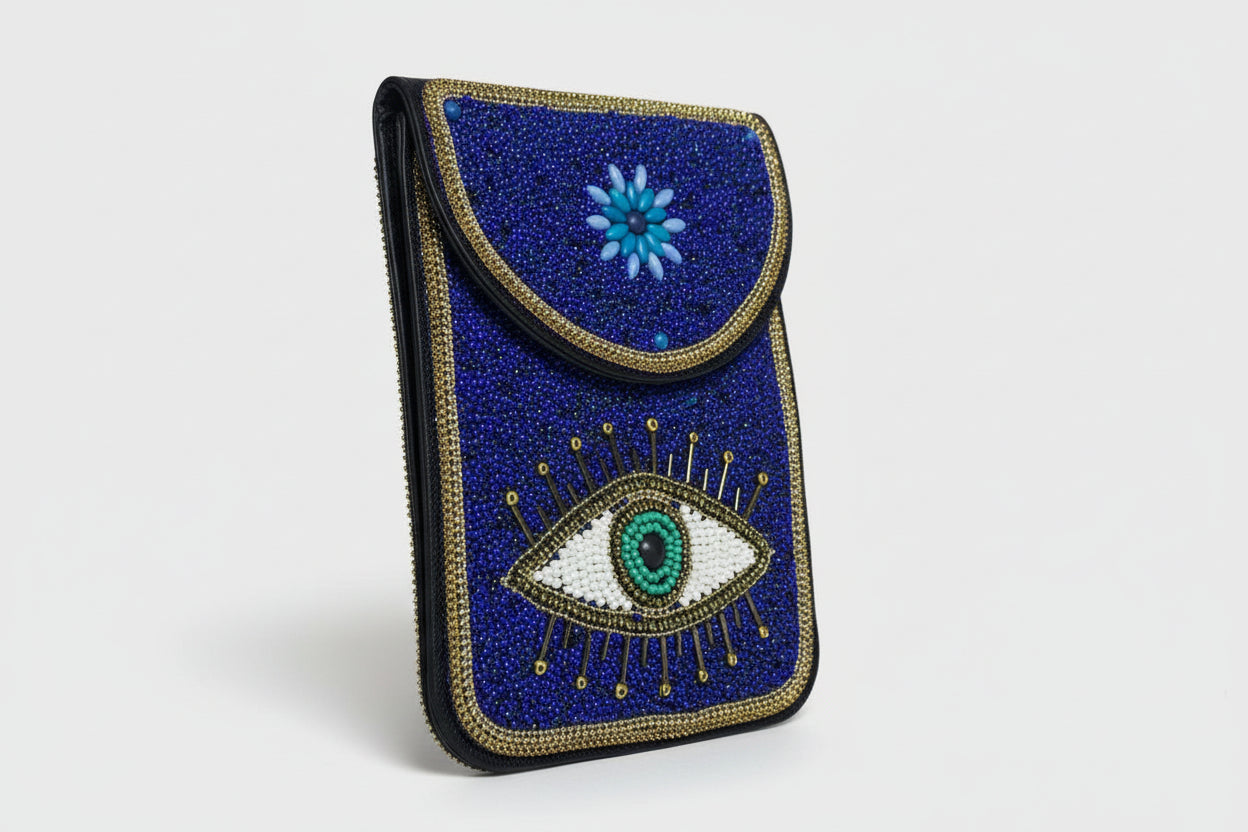 Bolso ojo turco azul | Accesorio