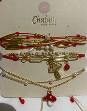 Juego de pulseras flores | Accesorio