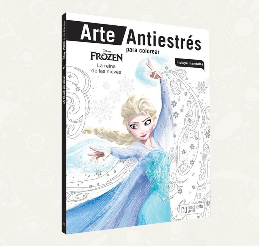Libro de Colorear Frozen la reina de las nieves Arte Antiestres