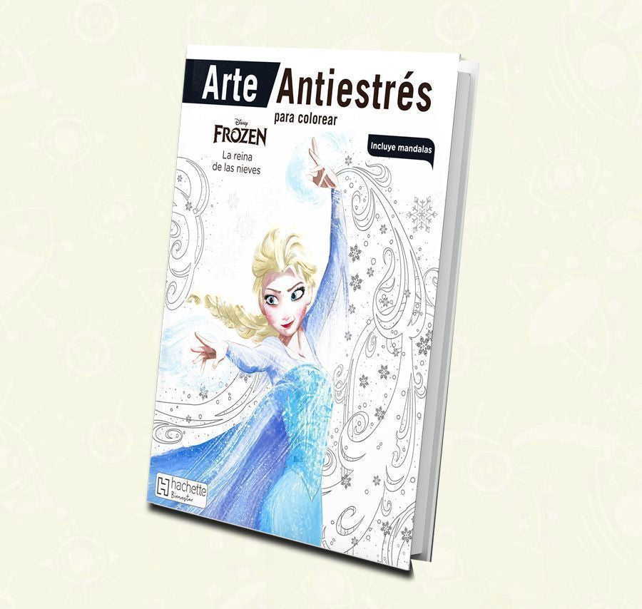 Libro de Colorear Frozen la reina de las nieves Arte Antiestres