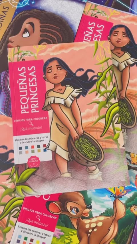 Libro de colorear pequeñas princesas/ España