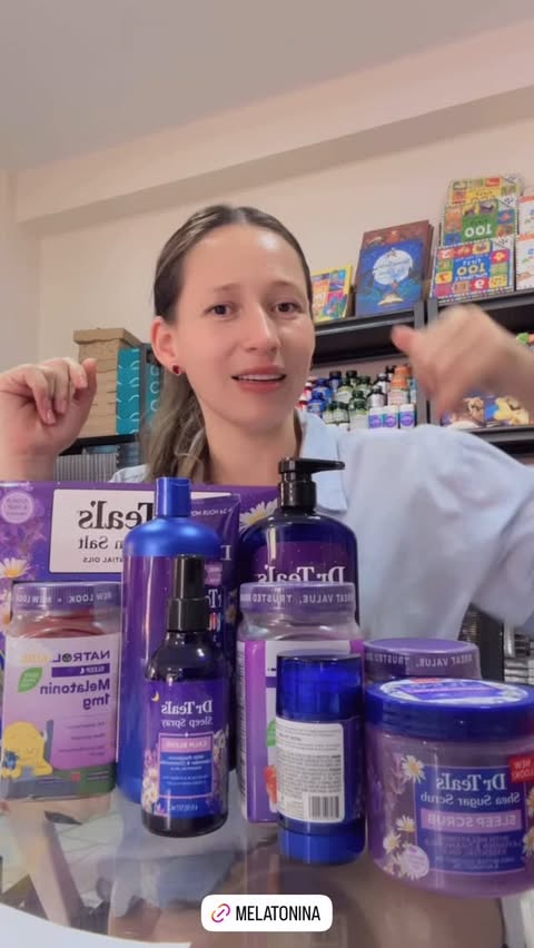 Dr Teals - Gel de baño - Melatonina, lavanda y manzanilla