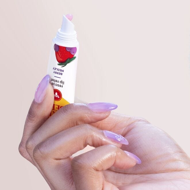 Balsamo Labial Rescue Lip - Sabor Berry Medley   - Burts Bees