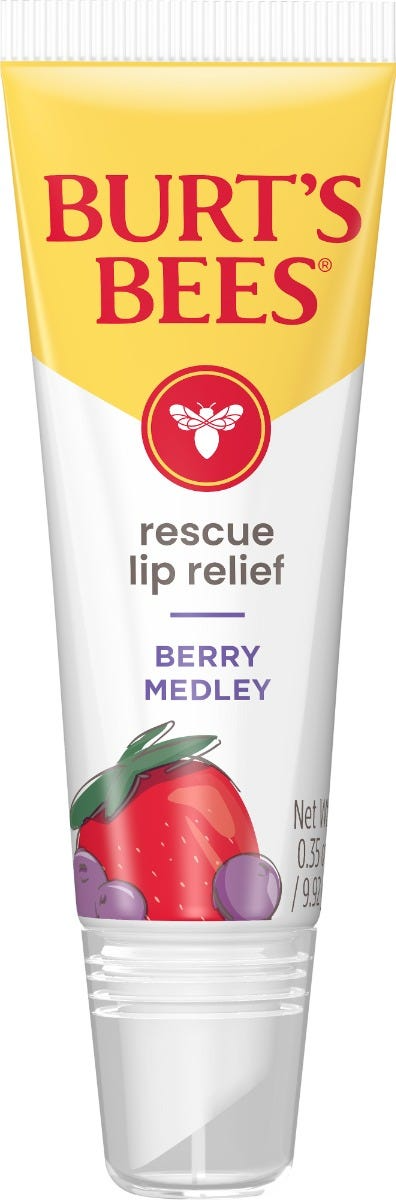 Balsamo Labial Rescue Lip - Sabor Berry Medley   - Burts Bees